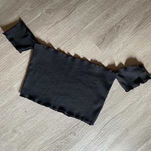 black top ‘off shoulders’